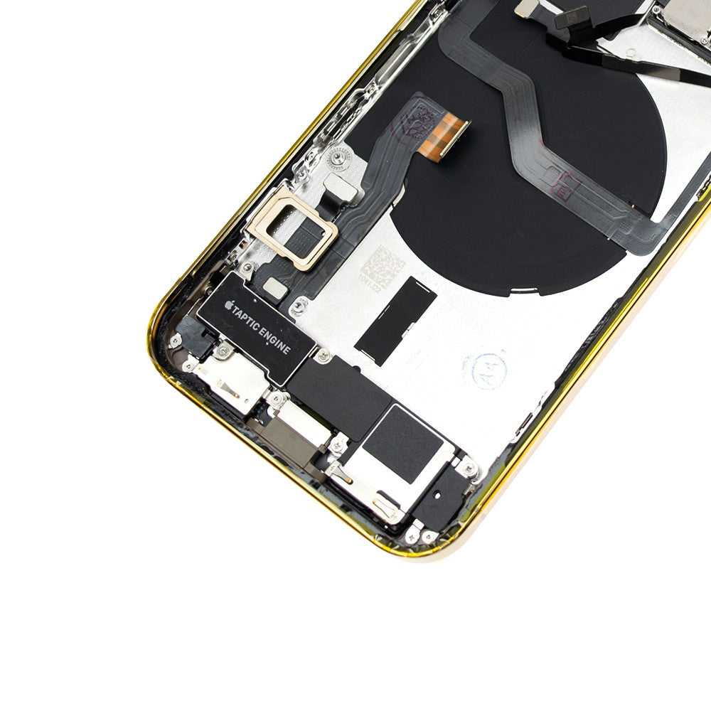 Rear Housing with Full Set Parts for iPhone 12 Pro-Gold (Purple) Rear Housing with Full Set Parts for iPhone 12 Pro-Gold (Purple)